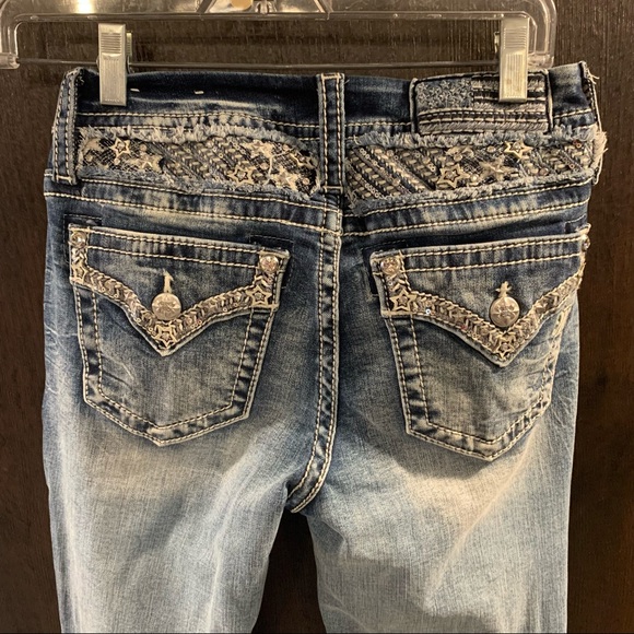 Miss Me Curvy Boot Cut Jeans Size 25 - Picture 5 of 7